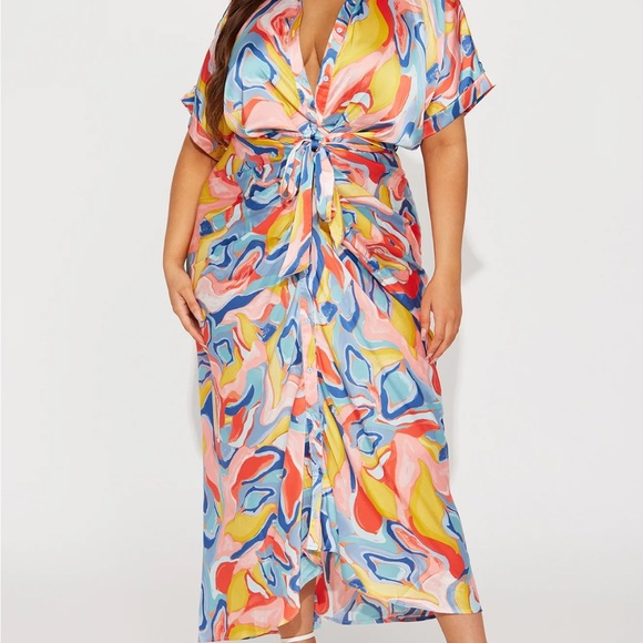 Hailey Button Up Maxi Dress - Picture 2 of 4